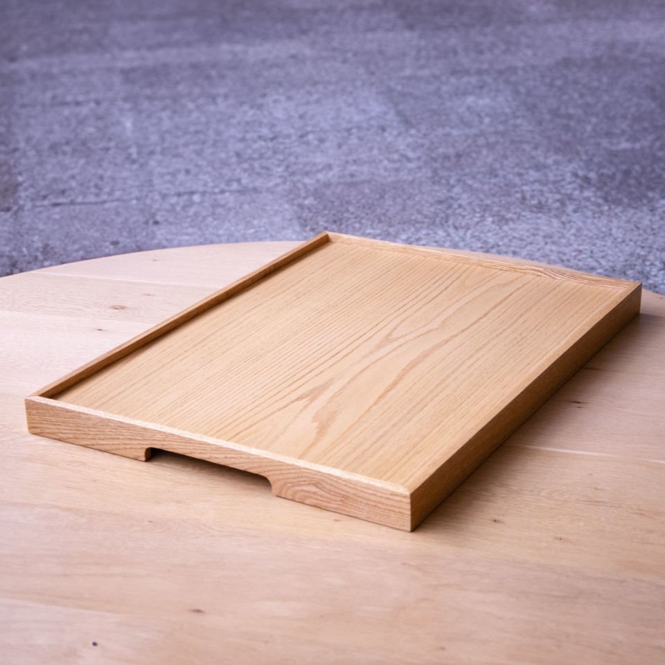 Ahşap Tepsi – EDGE Serisi, Dikdörtgen Honey