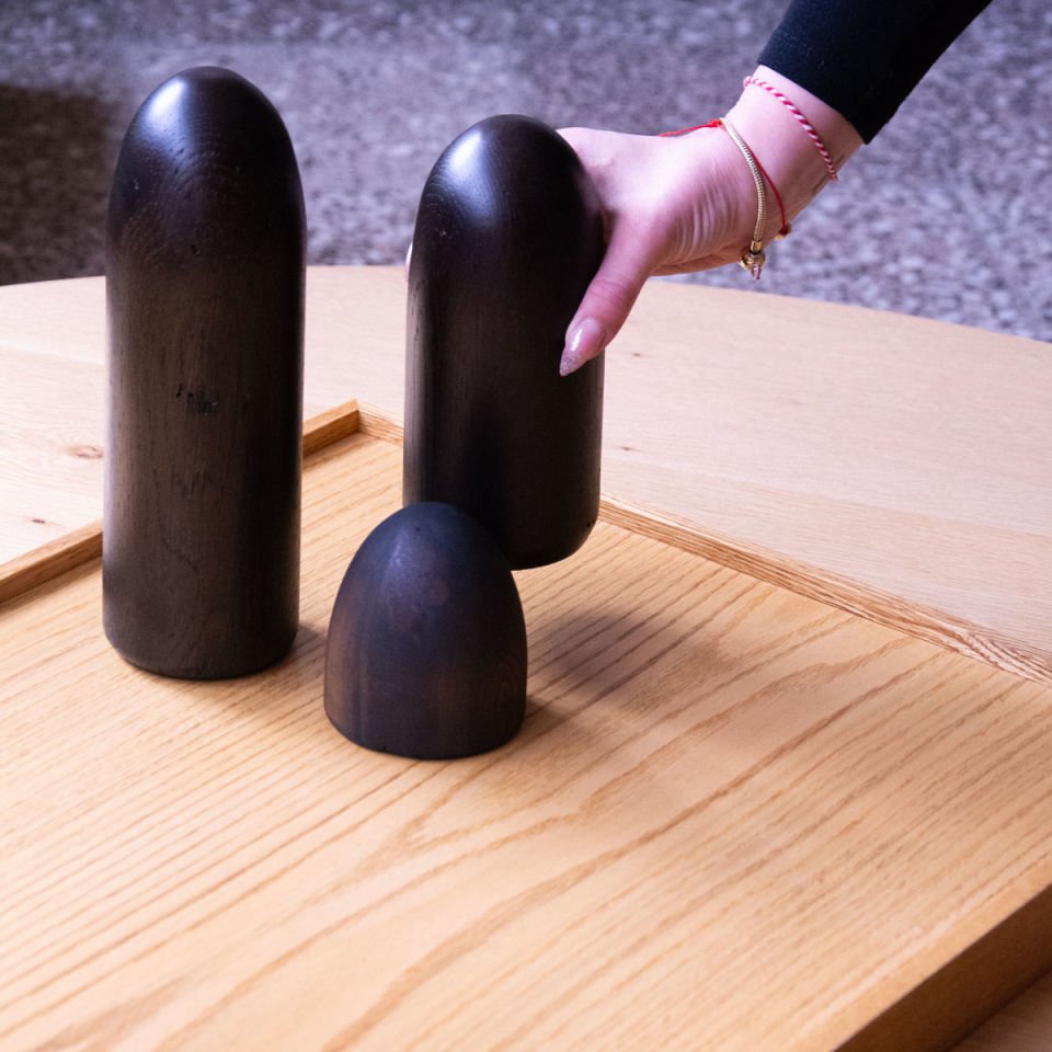 Oak Serving Tray – EDGE Series, Rectangular Honey