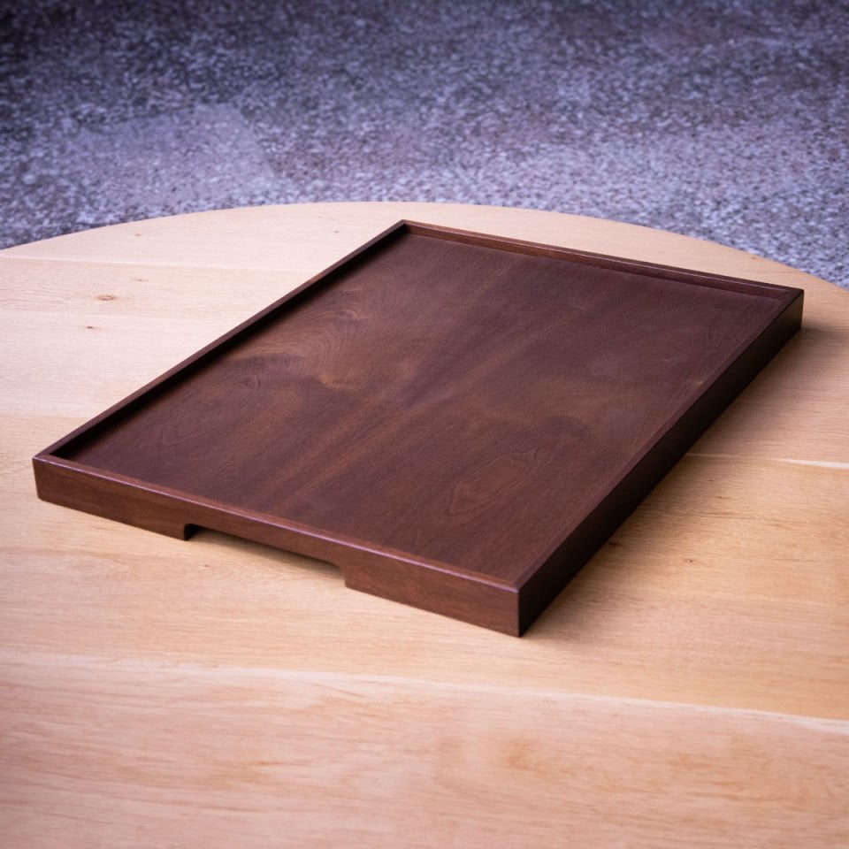 Ahşap Tepsi – EDGE Serisi, Dikdörtgen Forest