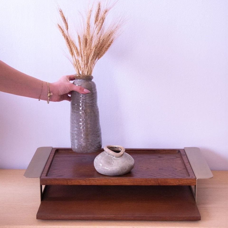 Ahşap Servis Tepsisi Seti - EDGE Serisi Forest