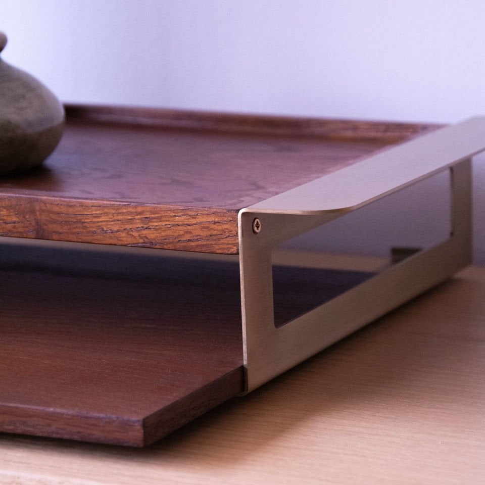 Ahşap Servis Tepsisi Seti Forest