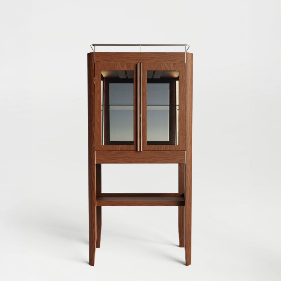 Şarap Dolabı - CASABLANCA High Vitrin Serisi Forest