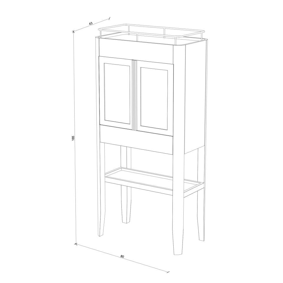 İçki Dolabı -  CASABLANCA High Vitrin Serisi