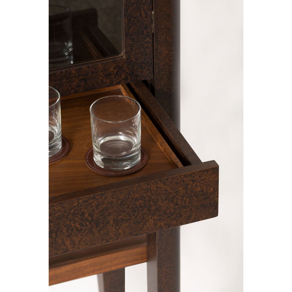 Ahşap İçki Dolabı -  CASABLANCA High Vitrin Serisi