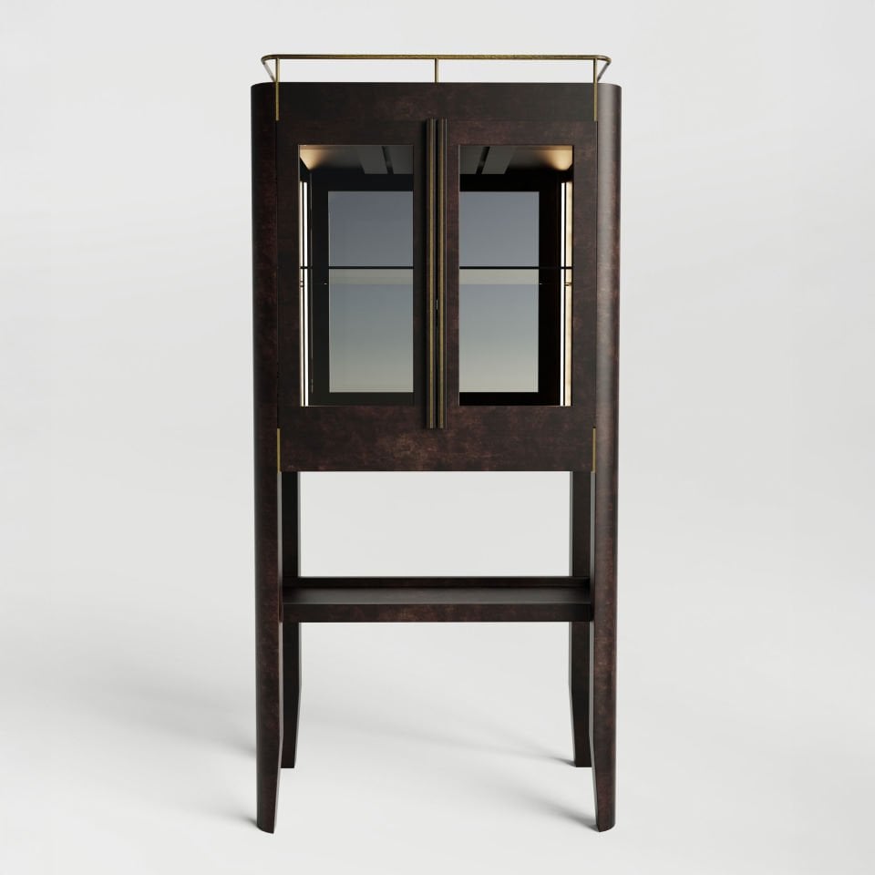 Dikey İçki / Kokteyl Dolabı - CASABLANCA High Vitrin Serisi