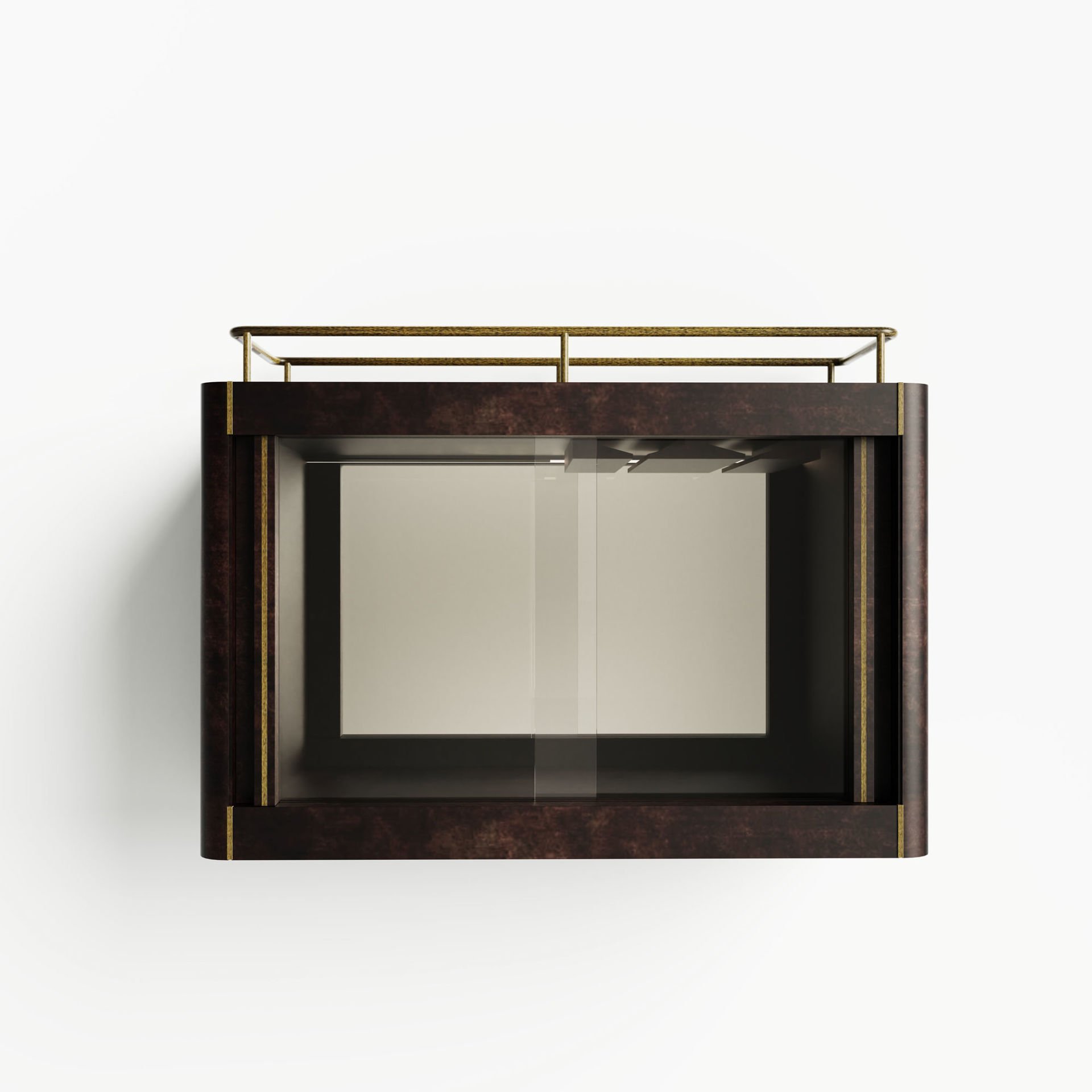 Duvar İçki / Kokteyl Dolabı - CASABLANCA Wall Vitrin Serisi