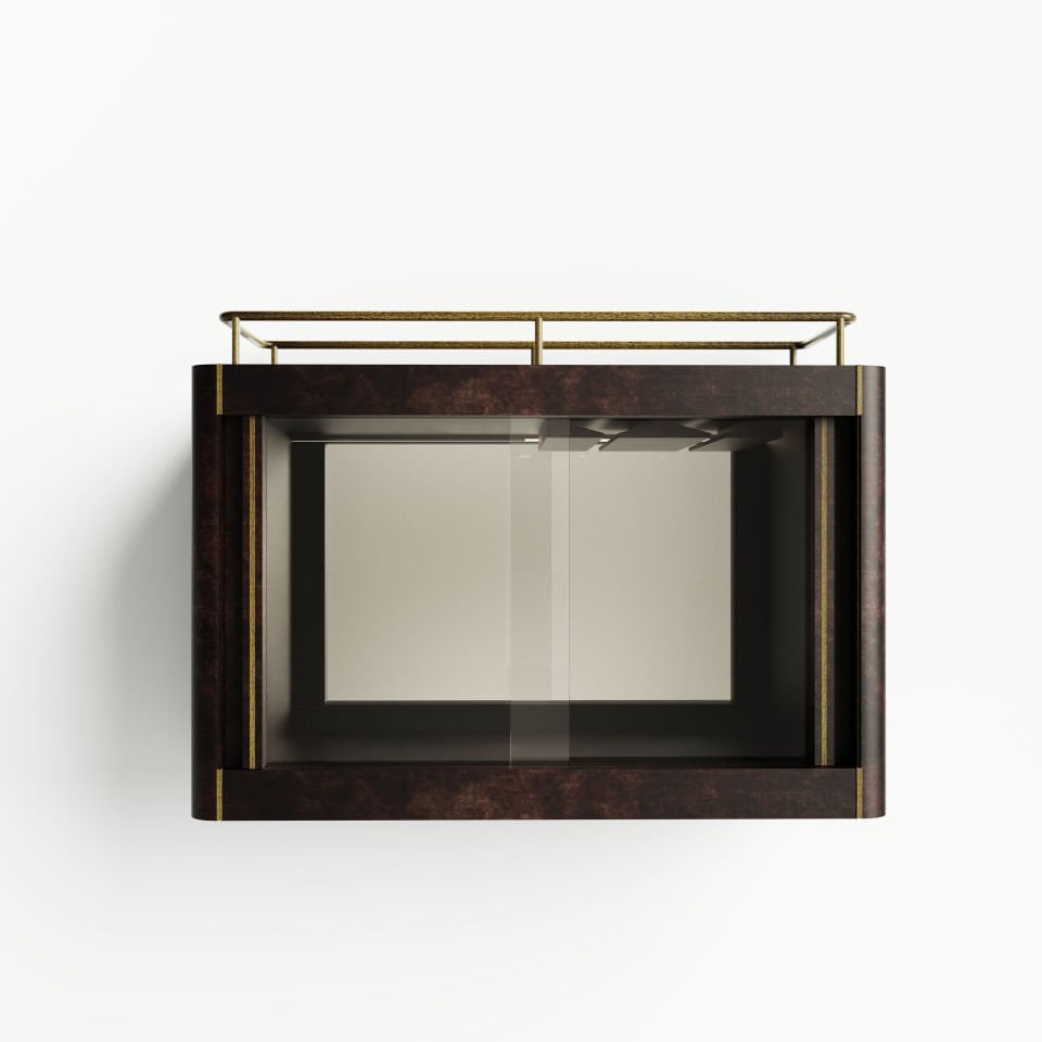 Duvar İçki / Kokteyl Dolabı - CASABLANCA Wall Vitrin Serisi