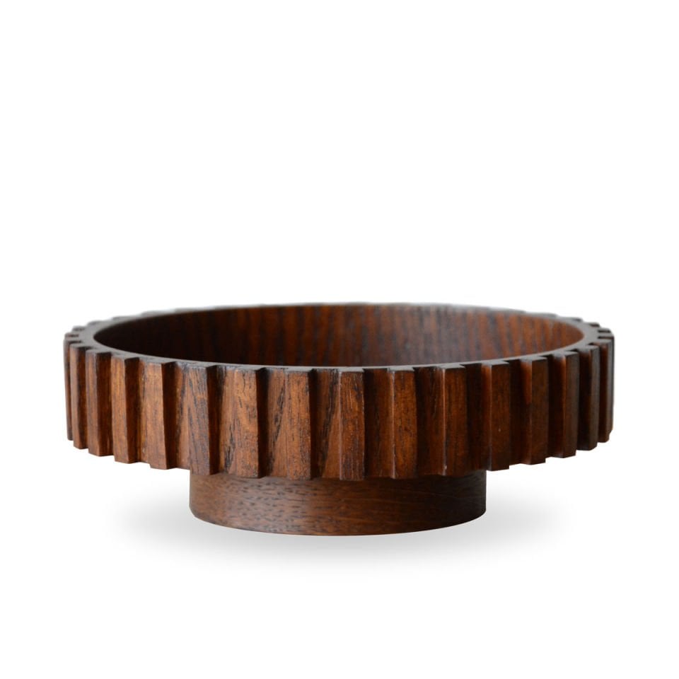 Wooden Rotating Serving Tray - DOCIA Series