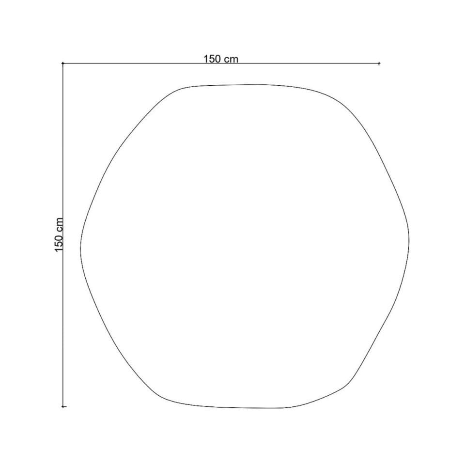 Masif Ahşap Masa – LAGOON Serisi Navy Blue