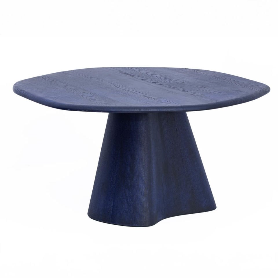 Masif Ahşap Masa – LAGOON Serisi Navy Blue