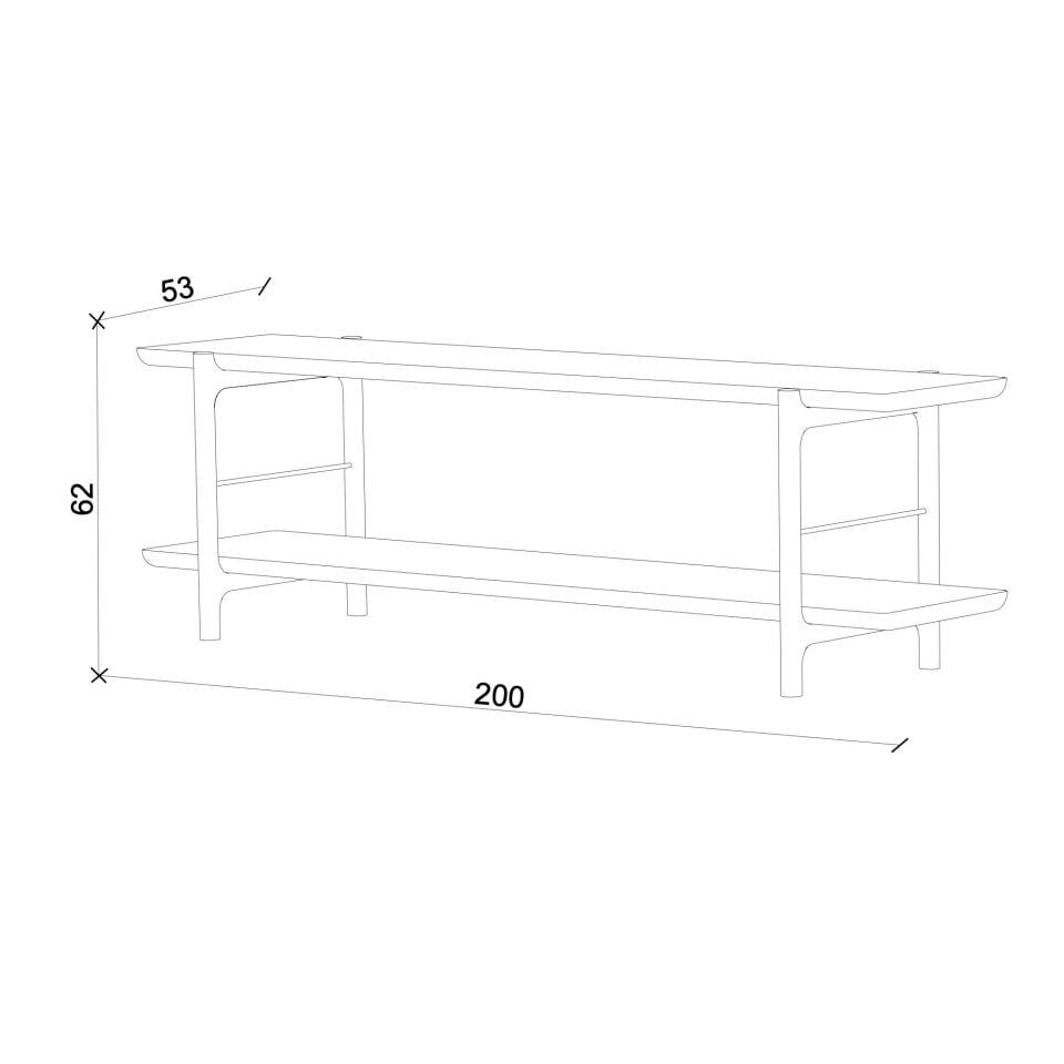Ahşap TV Ünitesi 1 – HOMELAND Serisi Forest