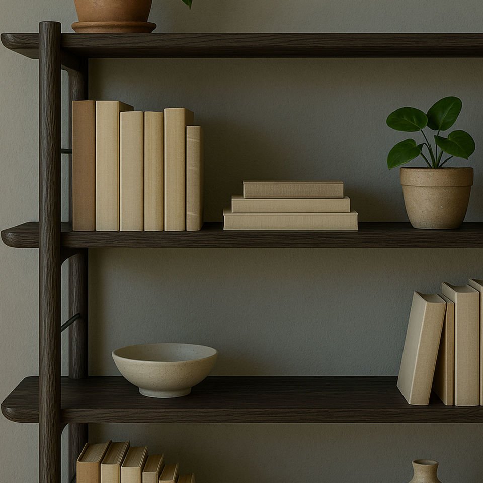 Ahşap Kitaplık 1 – HOMELAND Serisi Dark
