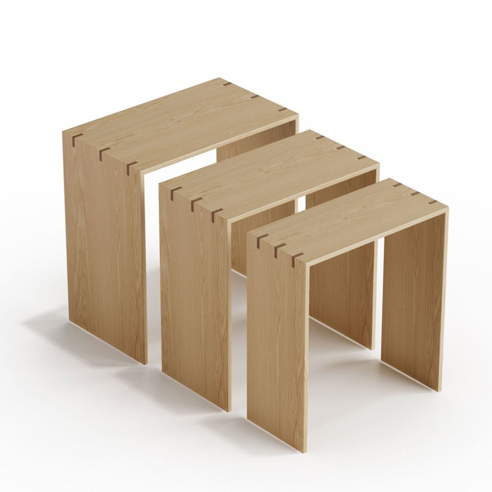 Ahşap Zigon - KIRLANGIÇ Serisi, Meşe