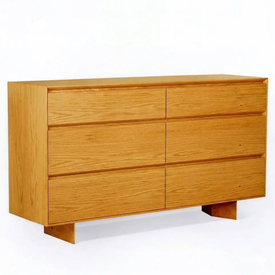 Ahşap Şifonyer, Yatay - BEAM Serisi Honey