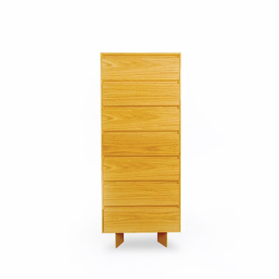 Ahşap Şifonyer, Dikey - BEAM Serisi Honey