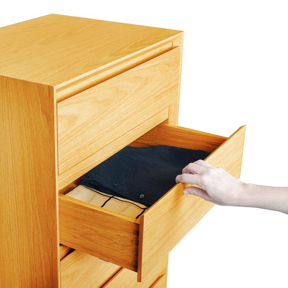 Ahşap Şifonyer, Dikey - BEAM Serisi Honey