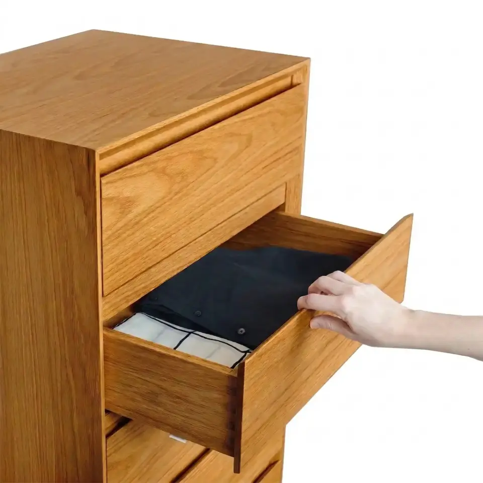 Ahşap Şifonyer, Dikey - BEAM Serisi Honey