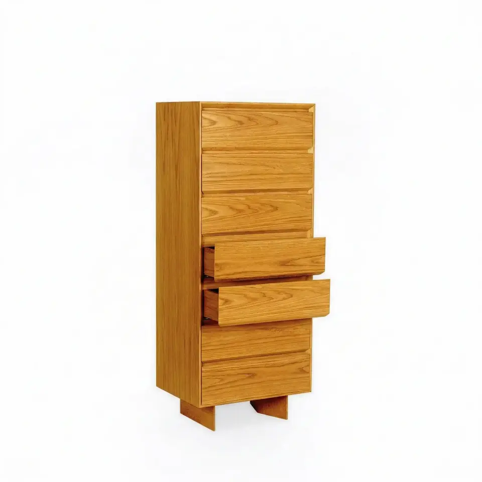 Ahşap Şifonyer, Dikey - BEAM Serisi Honey