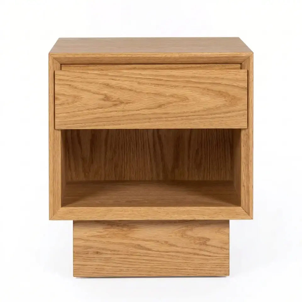 Ahşap Komodin - BEAM Serisi Raw