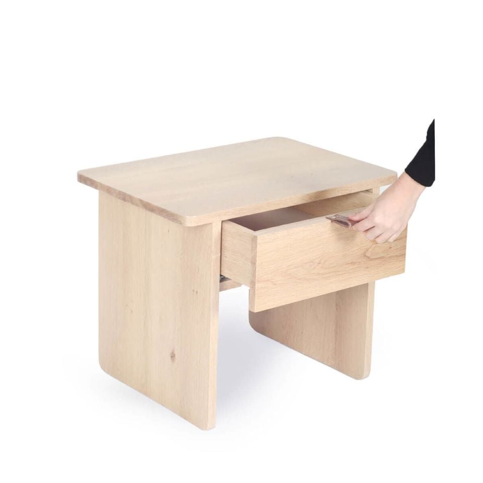 Ahşap Komodin – HOL JR. Serisi Raw