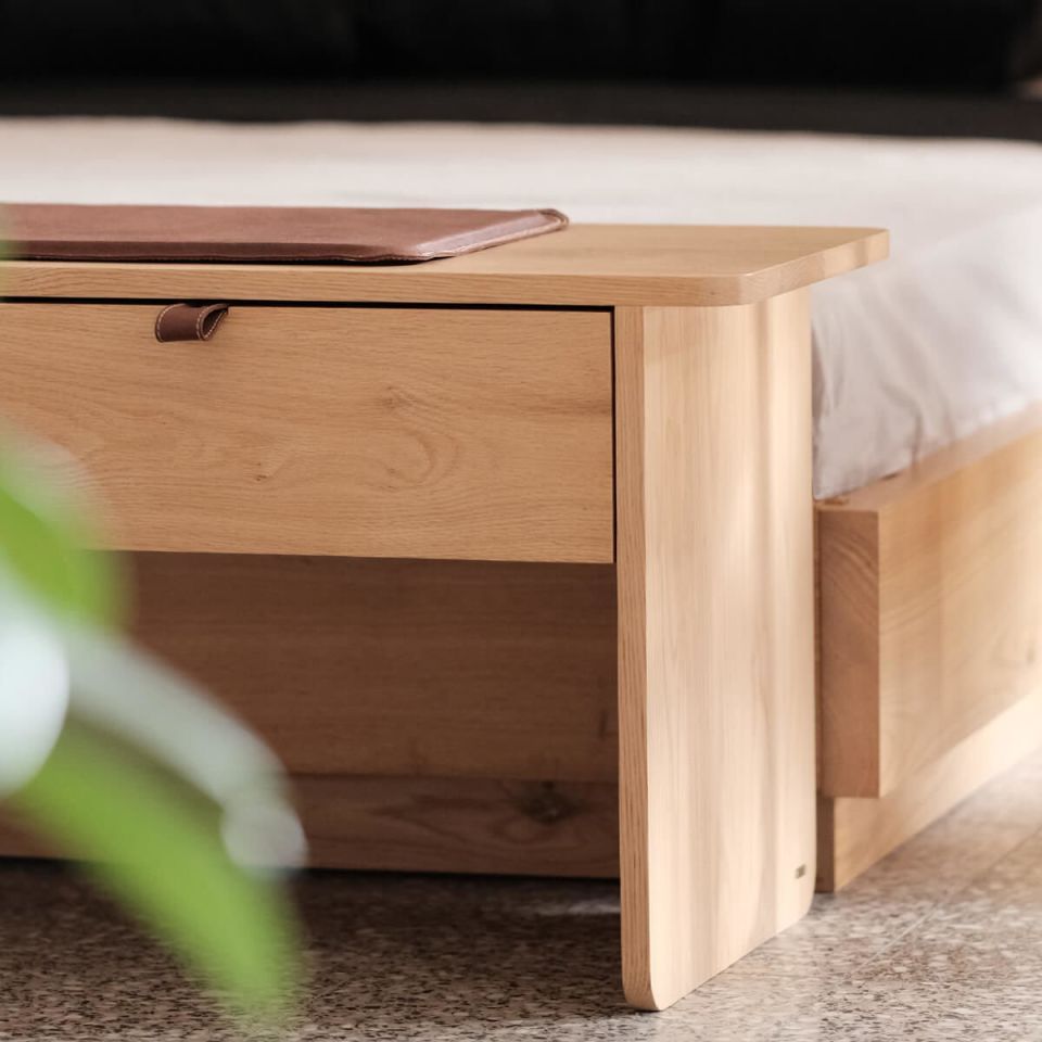 Ahşap Komodin – HOL JR. Serisi Raw