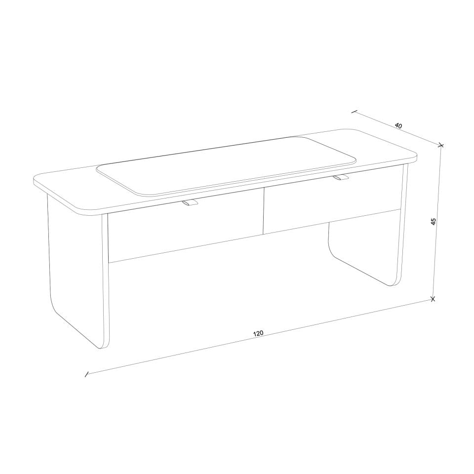 Ahşap Çekmeceli Bank– HOL Serisi Forest