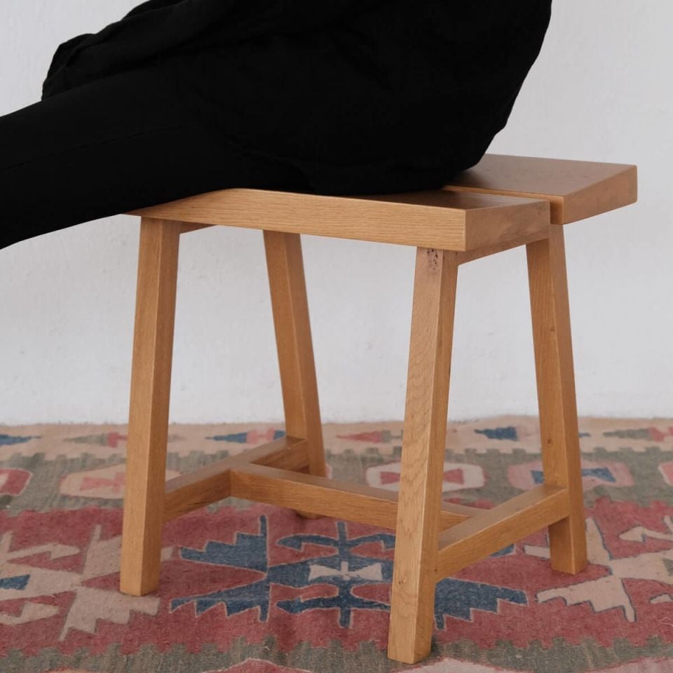 Masif Meşe Tabure – PI Serisi Honey