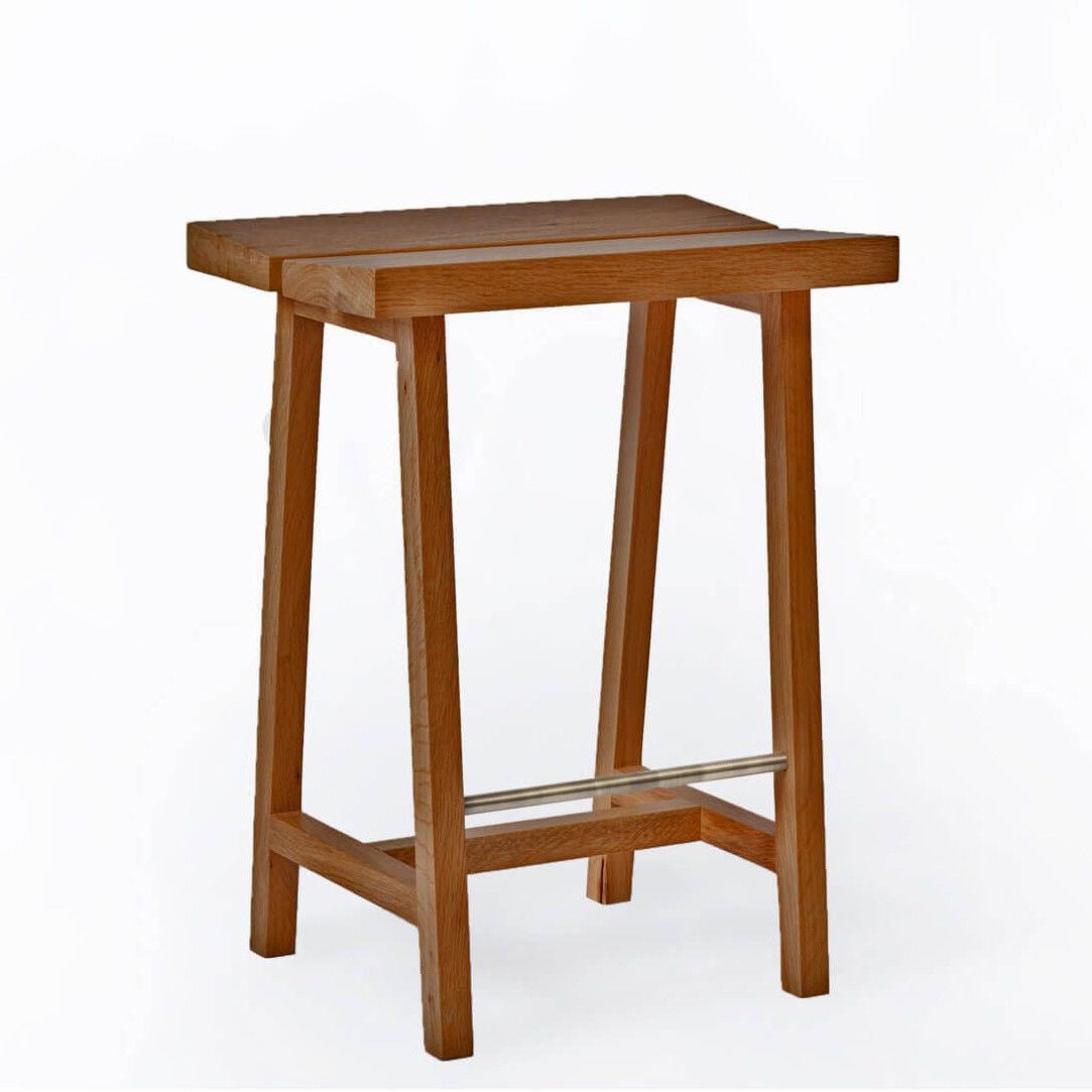 Ahşap Bar Taburesi - PI Serisi, Alçak Forest