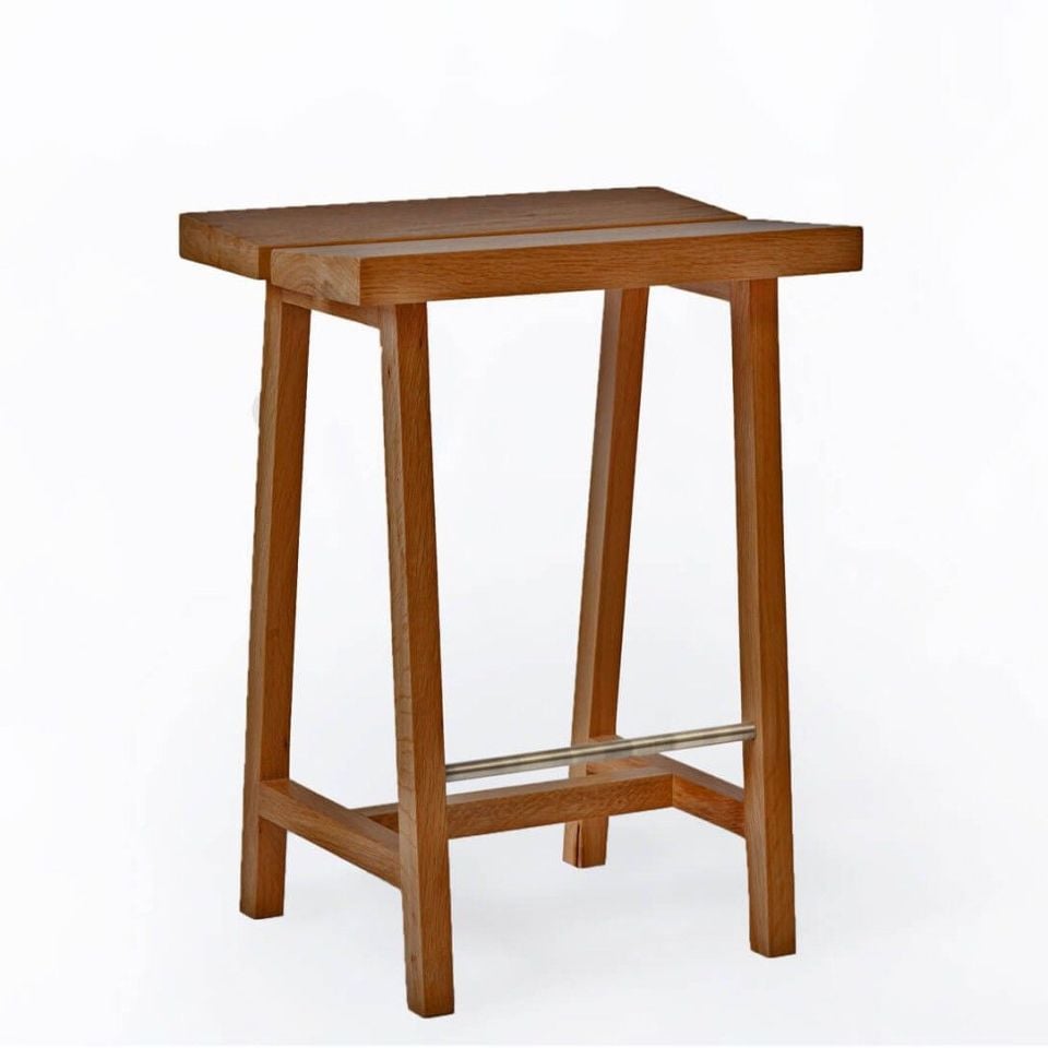 Ahşap Bar Taburesi - PI Serisi, Alçak Forest