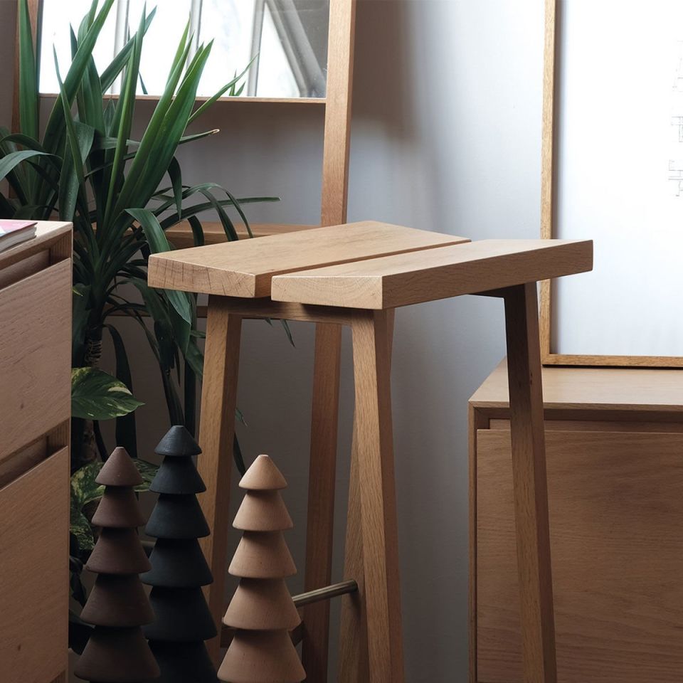 Ahşap Bar Taburesi - PI Serisi, Yüksek Raw