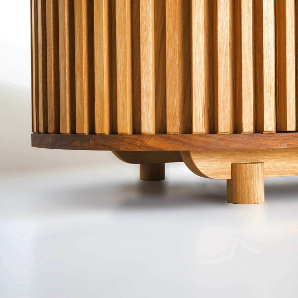 Masif Ahşap TV Ünitesi - DOCIA Serisi Honey