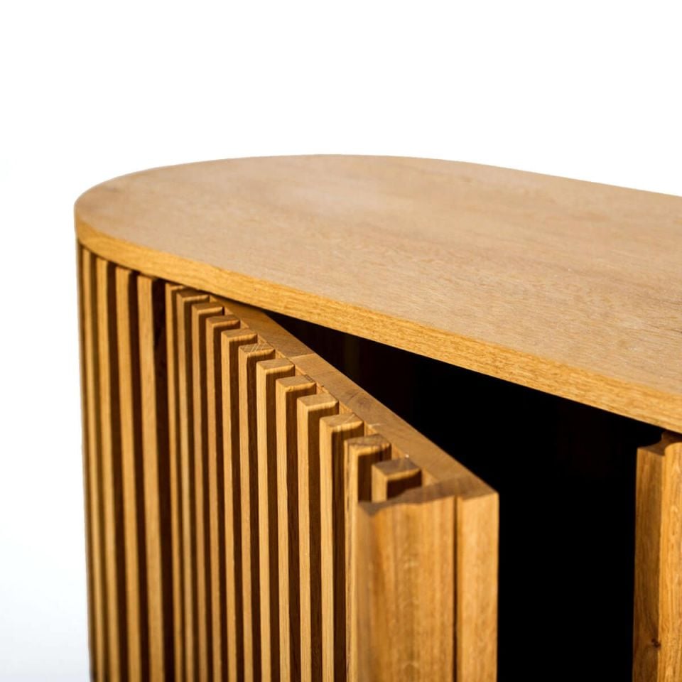 Masif Ahşap TV Ünitesi - DOCIA Serisi Honey