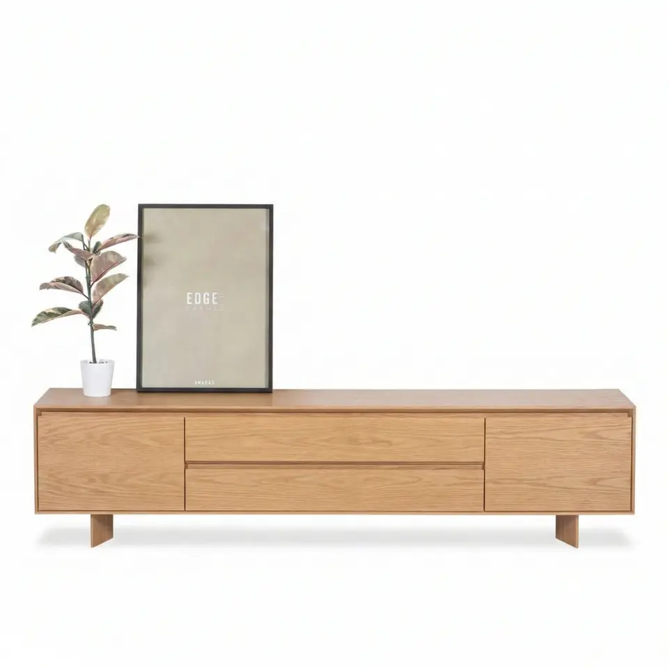 Ahşap TV Ünitesi – BEAM Serisi Raw