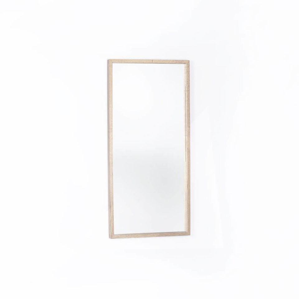 Ahşap Çerçeveli Ayna, Orta Boy – EDGE Serisi Raw