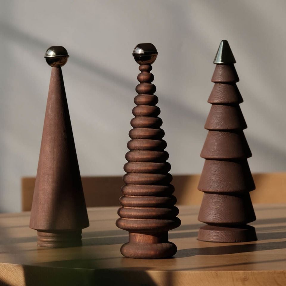 Pirinç Başlıklı Büyük Boy Yılbaşı Ağacı Seti Forest