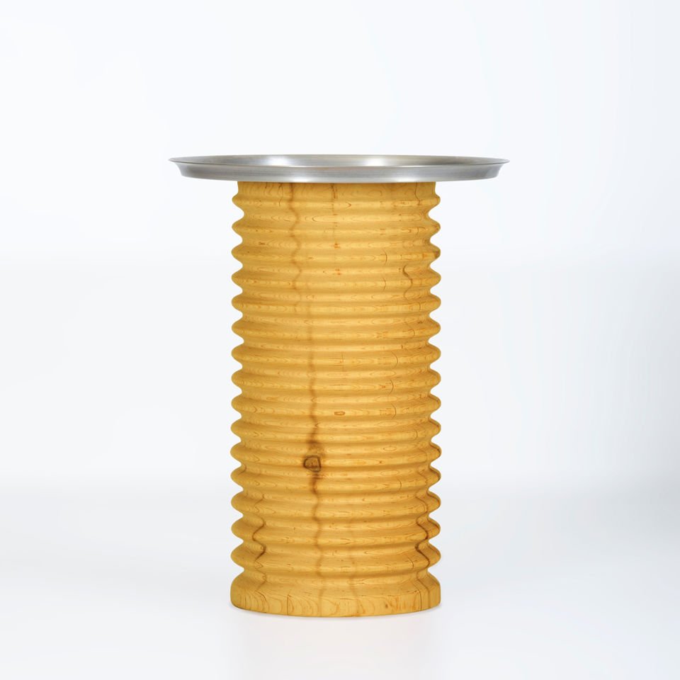 Silver Rengi Sedir Yan Sehpa – SOFRA Serisi Honey