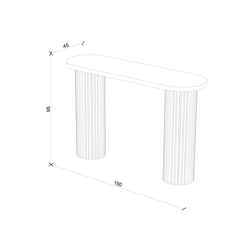 Masif Ahşap Dresuar – DOCIA Serisi Forest