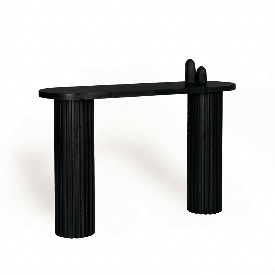 Masif Ahşap Dresuar – DOCIA Serisi Black