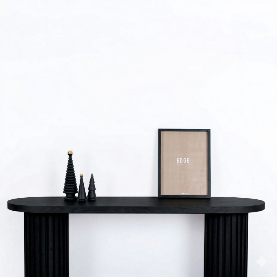 Masif Ahşap Dresuar – DOCIA Serisi Black