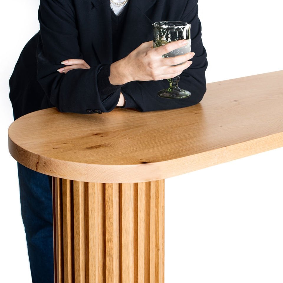 Masif Ahşap Dresuar – DOCIA Serisi Raw