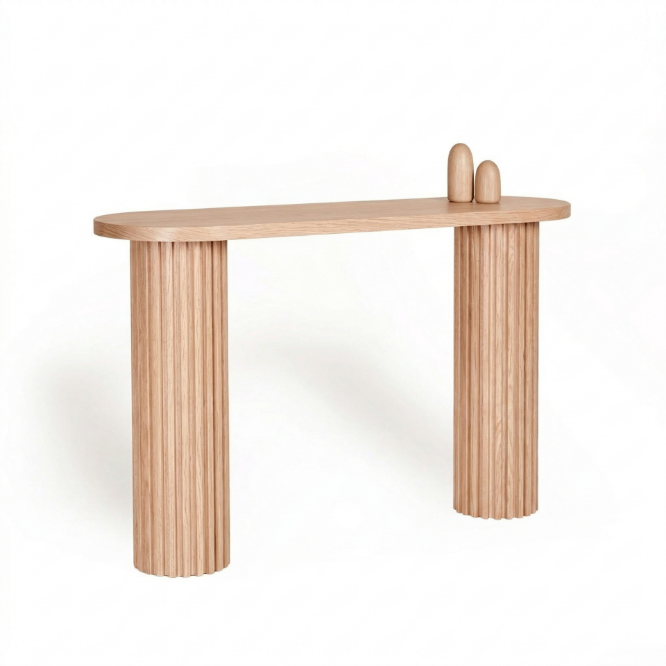 Masif Ahşap Dresuar – DOCIA Serisi Raw