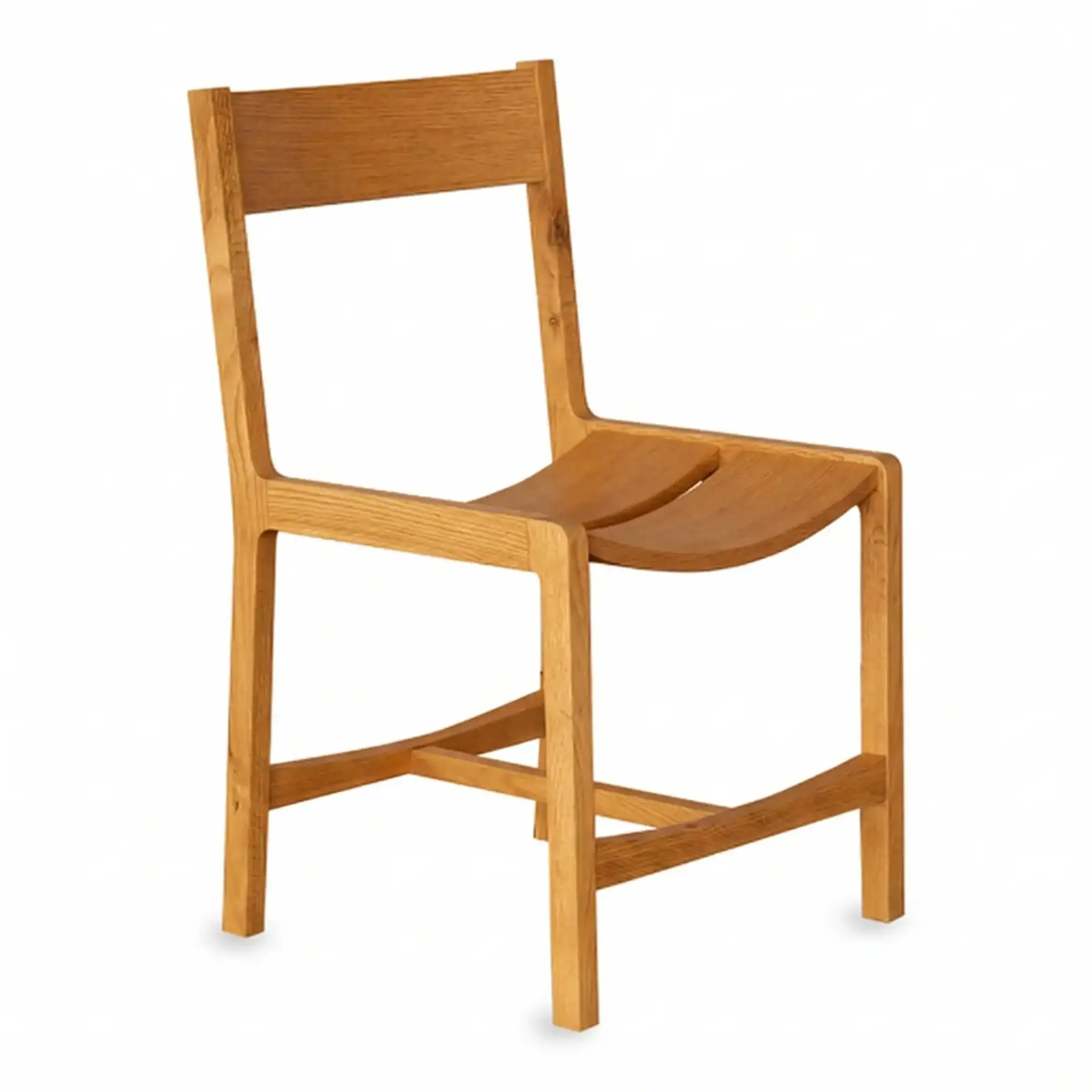 Masif Ahşap Sandalye - BENT Serisi Honey