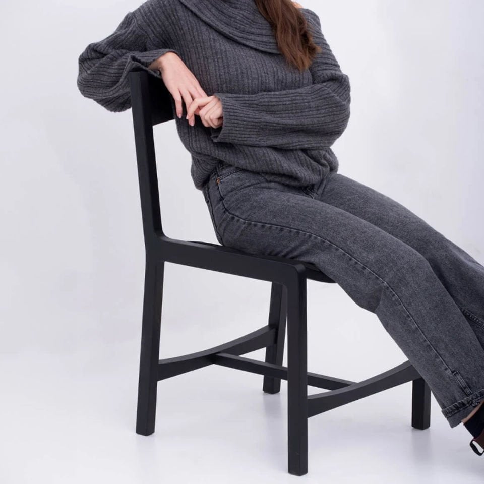 Masif Sandalye 2 - BENT Serisi Dark