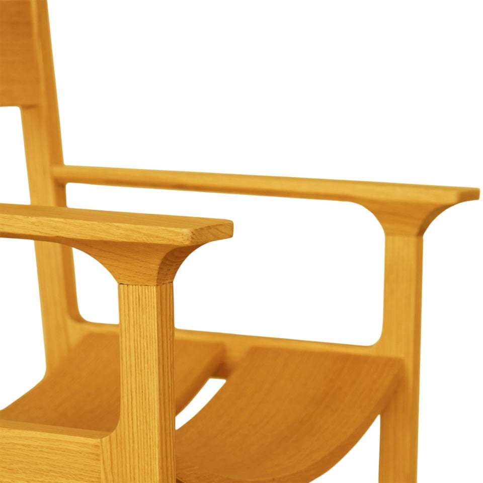 Masif Ahşap Sandalye 1 - BENT Serisi Honey