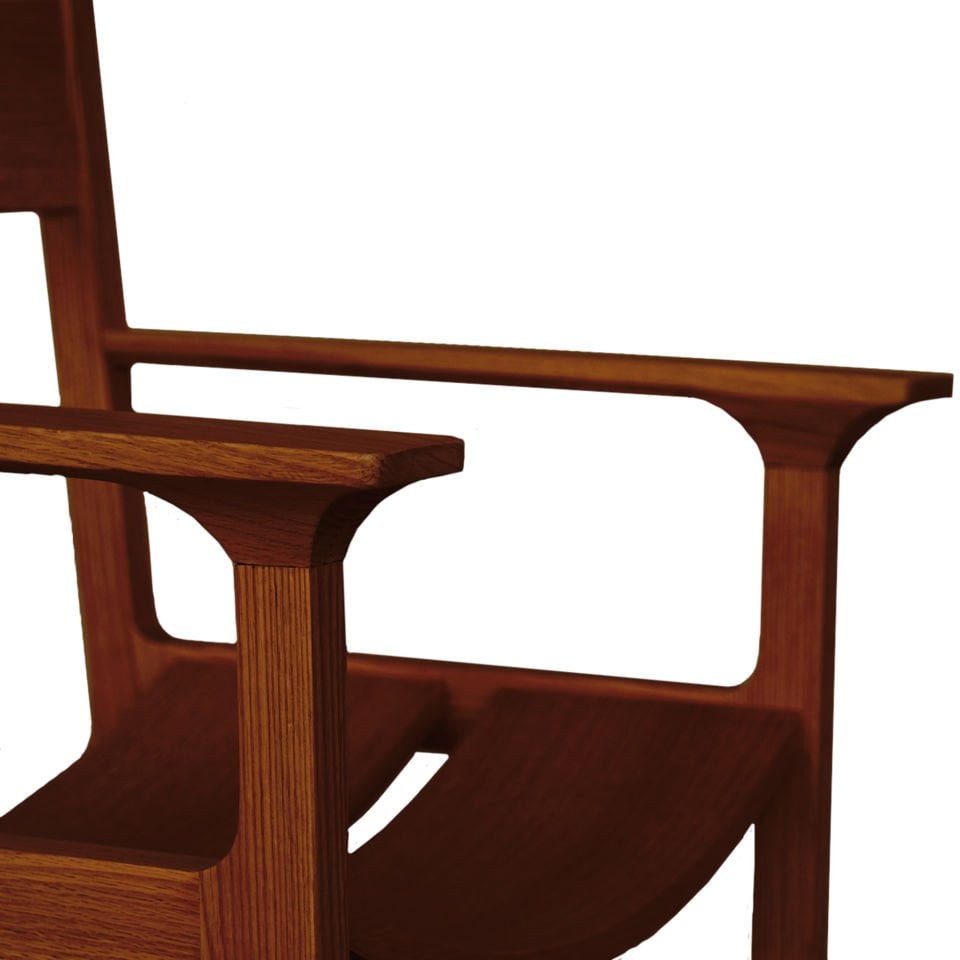 Masif Ahşap Sandalye 1 - BENT Serisi Forest