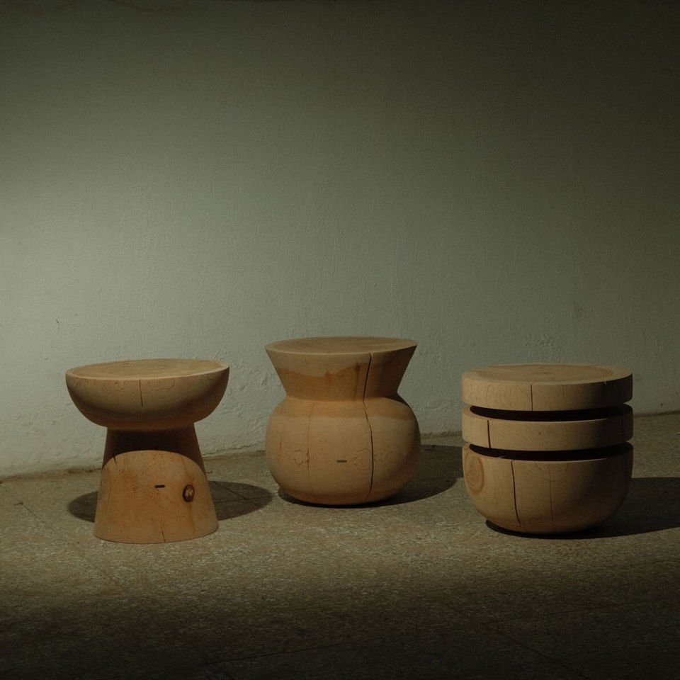 Ahşap Tabure – BUKA Raw