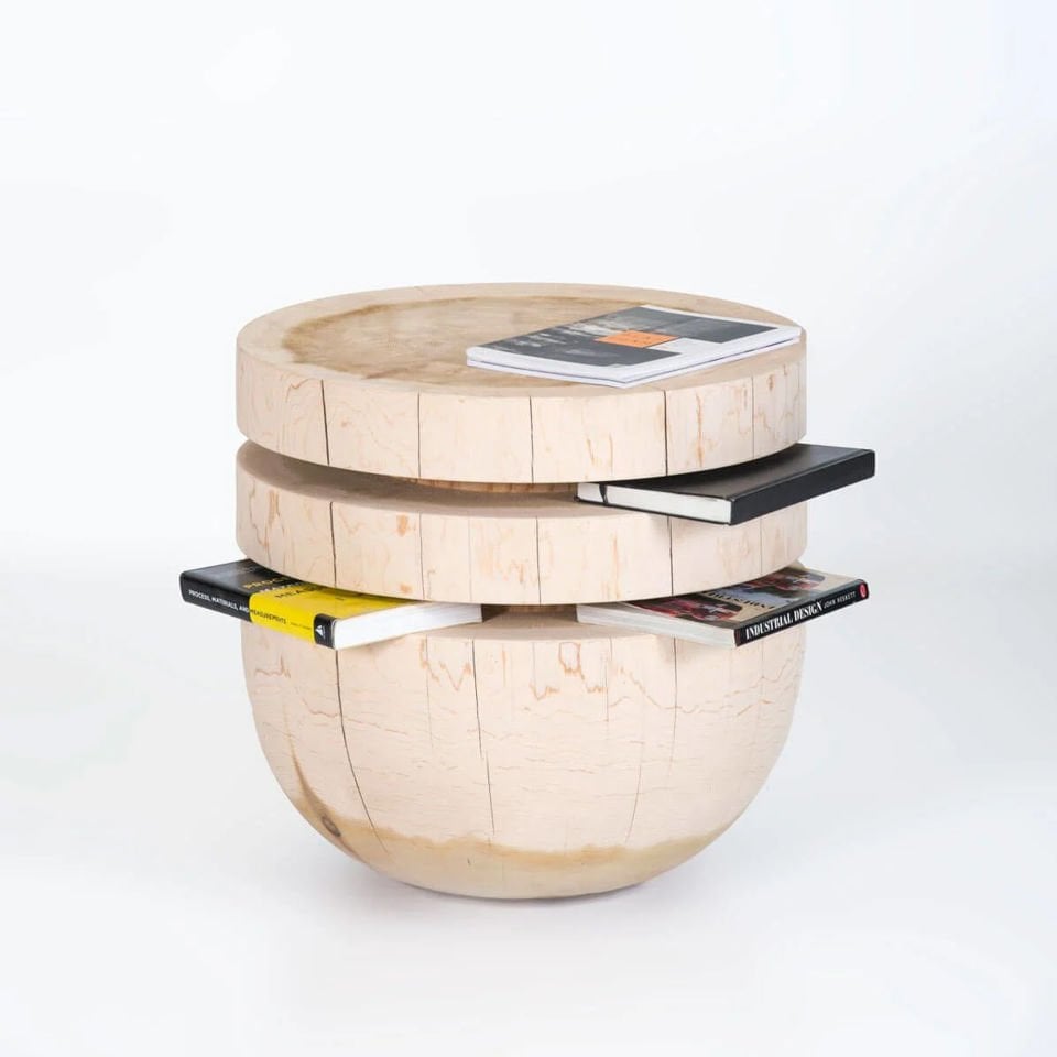 Ahşap Tabure – BOOKWORM Raw