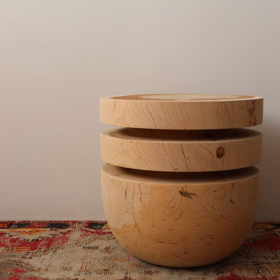 Ahşap Tabure – BOOKWORM Raw