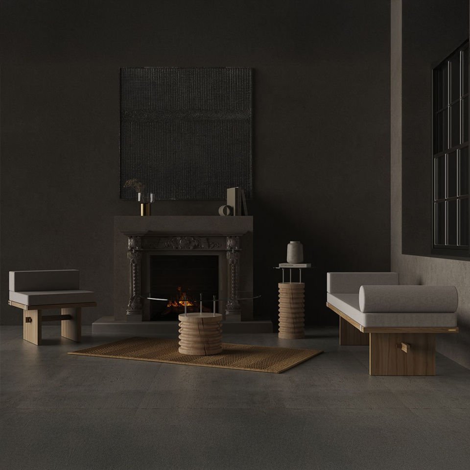 Ahşap Berjer – KAMA Serisi Raw