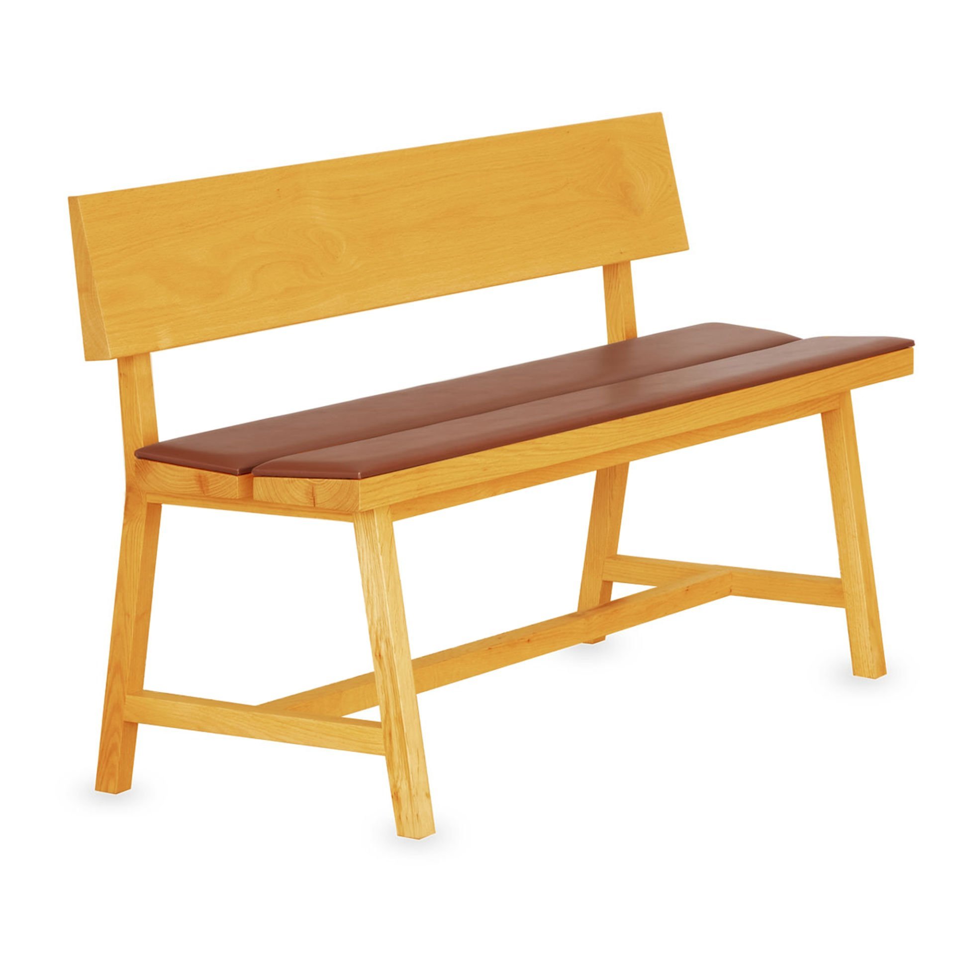 Ahşap Bank – PI Serisi, Döşemeli Honey